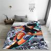 Captain Tsubasa Team Blanket Teppei Kisugi Wakabayashi Genzo Flannel Throw Blankets Summer Air Conditioning Soft Bedspreads,