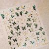 Golden Thread Butterfly Jelly Series Nail Art Stickers High Quality New Bronzing DIY Manicure Decal Decoration