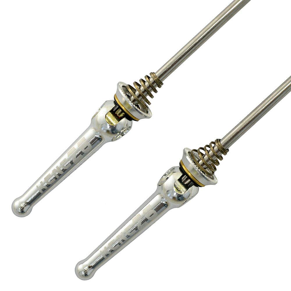 KCNC Z6 KQR Road Stainless Axle Hub SK2149 Skewer, Silver, KQR-04-RD-S,