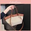 Blocked Fashion Color Pleated Design Women Casual Shoulder Bag Autumn For