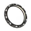 NEW Car Steering Wheel Cover No Inner Circle Skull Design Universal Steering Wheel Protector Anti-Slip Automotive Accessories