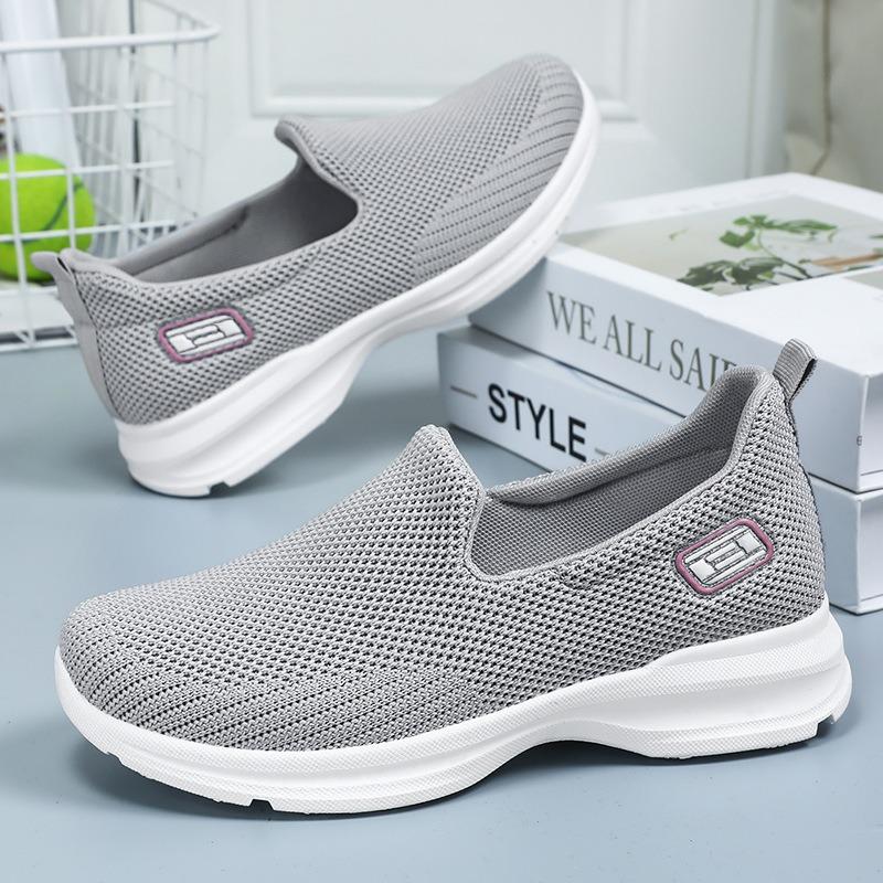 Shoes women's spring new versatile women's one-pedal single shoes comfortable and breathable women's shoes