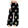 Women's Casual Fashion Print  Loose Straight,Leg Pants