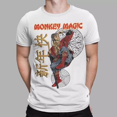 Monkey Magic China T-Shirt Retro Cool Gift Tee Funny 80s 90s UK Unisex T-Shirt