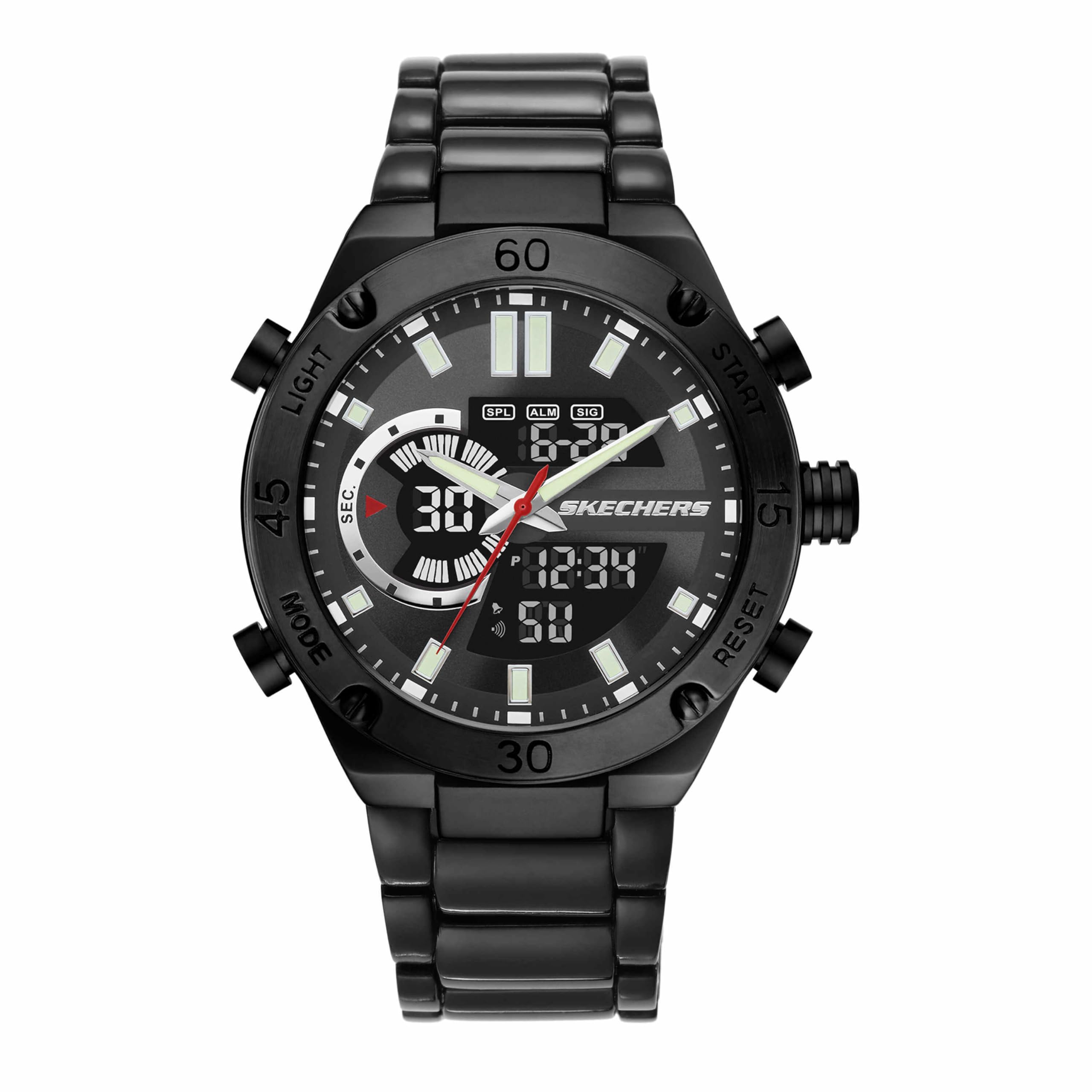 Skechers Alloy Watch SR5158 Men s Analog-Digital чёрный