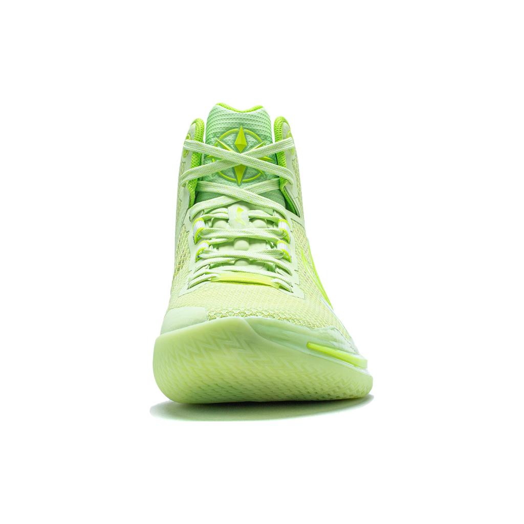 Li Ning Liren 4 Basketball Shoes Men's Mid Top Butterfly Pink Green ABAT095-7