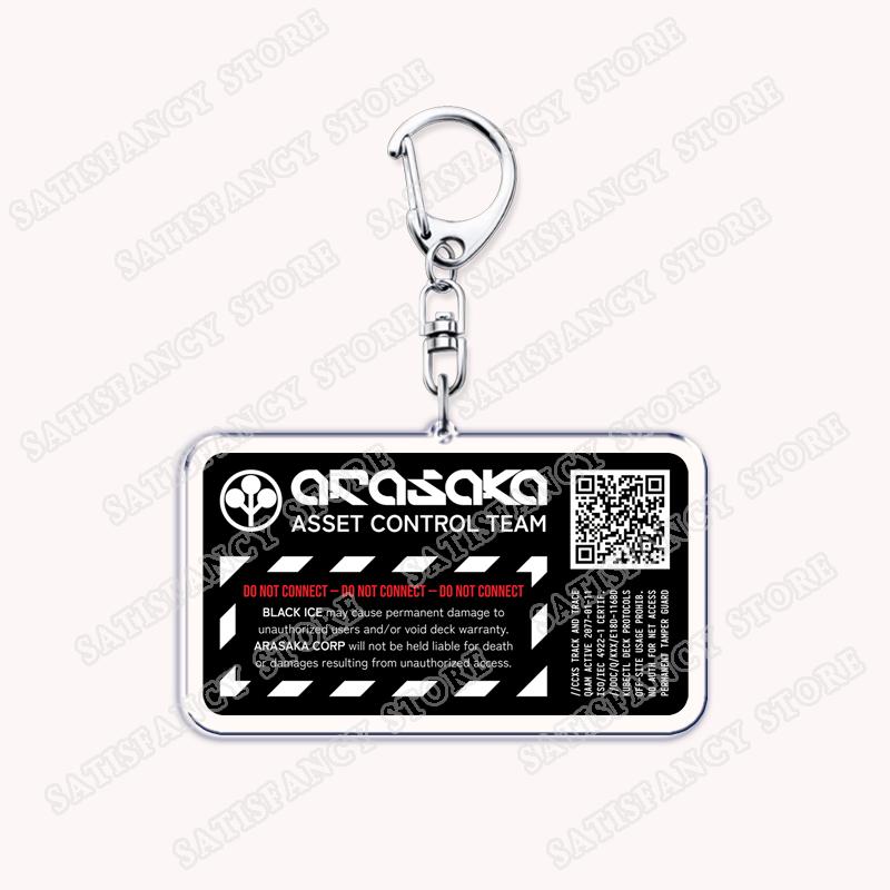 Portachiavi Anime Cyberpunk per Donne Accessori Borsa Edgerunners Rebecca Lucy Gloria Faraday Portachiavi Gioielli Fan Amici Regali
