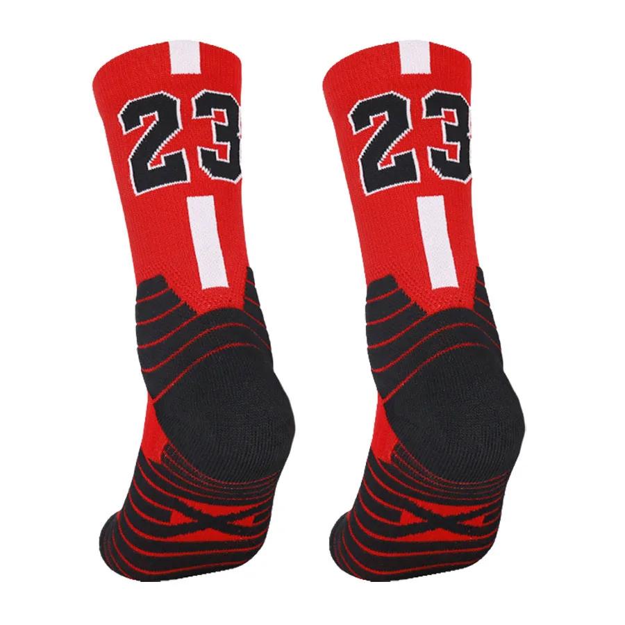 2Pairs Number 23 Men Women Compression Socks for Sport Cycling Running Yoga Football Basketball Rugby Hiking Athletic Socks