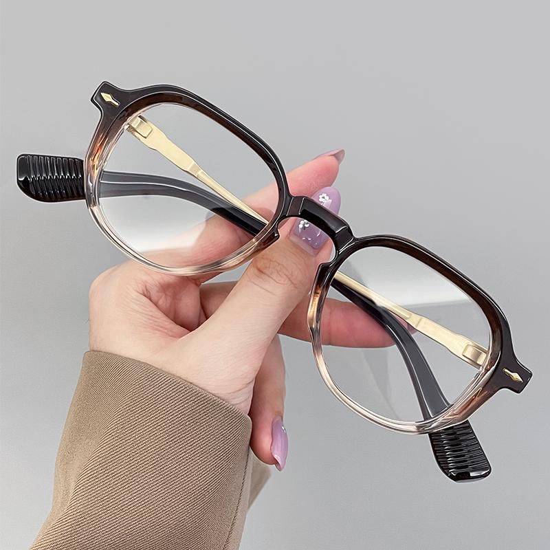 Geometric Square Anti-Blue Light Sunglasses Bold Look Anti-Blue Light Uv400 Technology Uv Protection