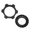 CANSUCC Bike Hub Disc Brake Center Lock Adapter Aluminum Alloy Center Lock Disc to 6 Pin Disc Adapter
