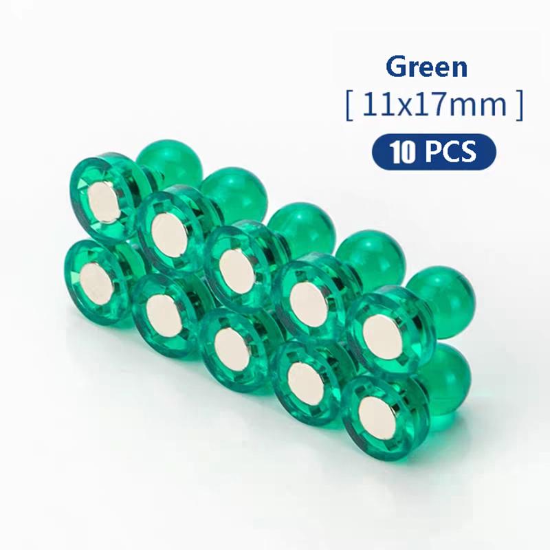 10 Pcs Push Pin Magnet Pushpin Office Pushpin Strong Neodymium Cone Magnet Super Refrigerator Sticker Magnetic Pushpin