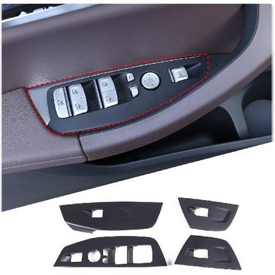 HAPPYHORSE Car Window Lift Switch Button Cover Trim for BMW X3 X4 G01 G02 2018 2019 2020 Fit Left Hand Drive (Matte Black)