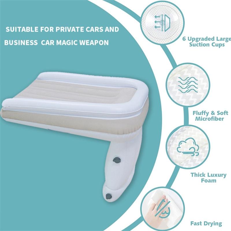 

Надувне ліжко-літак Flocking+ПВХ для малюків, дитяче ліжко-літак для подорожей Type A