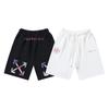1026 Off-White 2026 Spring/Summer New OW Gradient Arrow Pattern Printed Men's and Women's Casual Loose Shorts