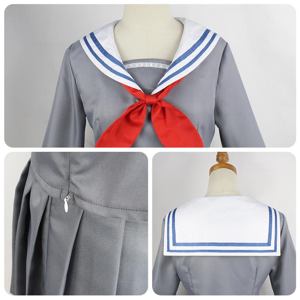 Cosplay JK Uniform Project Sekai Colorful Stage Feat Costume Azusawa Kohane Hoshino Ichika Sailor Uniform Girls Wig Accessories