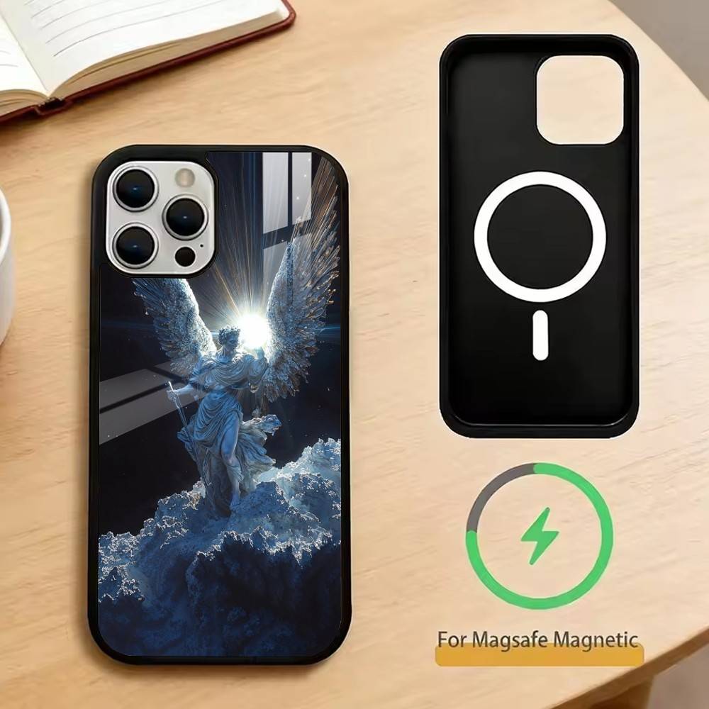Dark Fantasy Gothic Phone Case For iPhone17,16,15,14,13,12,11 Plus,Pro Magnetic with Magsafe Wireless Charging