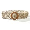 Retro Wax Rope Woven Women'S Skirt Coat Belt Hand-Woven Ethnic Style Super Wide Waist Seal Decorative Belt
