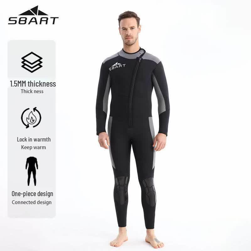 Полный гидрокостюм из неопрена 1,5 мм 2XL