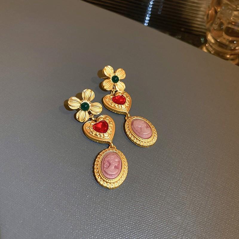 Gioielli Diamante Fiore Amore Collana Retrò Temperamento Catena Clavicola Lusso Leggero Senso Premium Articoli
