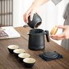 Corporate business gift set Practical coarse pottery cup Company holiday annual meeting opening event side gift Team building gift