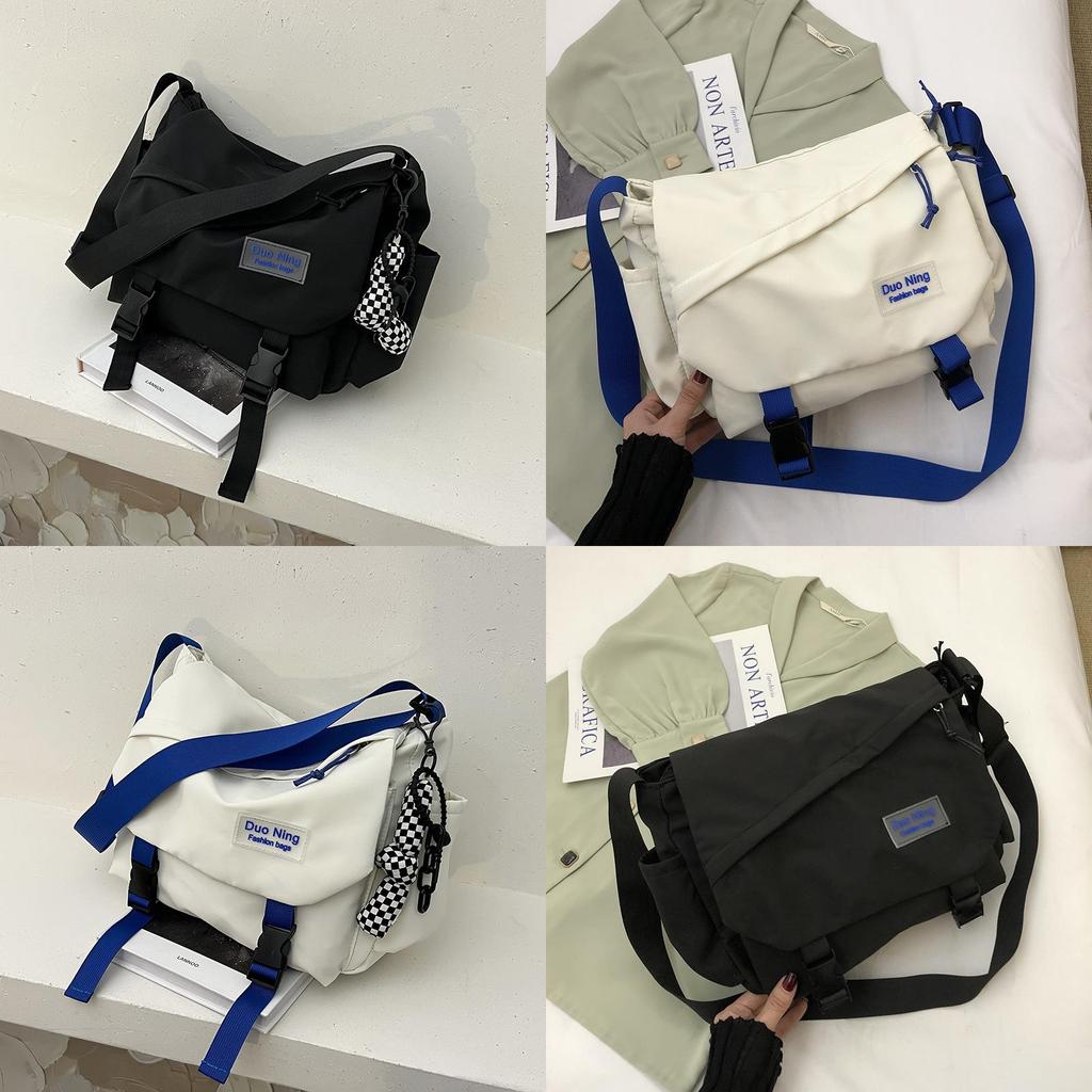 Urban Streetwear Messenger Bag For Women With Large Capacity And Nylon Material