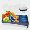 Universal Flexible Silicone Storage Organizers Tray Nonslip Shockproof Design Food Grade Materials Interior Accessories