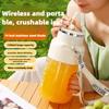 Portable Juicer Blender,  Portable Juicing Cup, Small Travel Blender for Shakes and Smoothies
