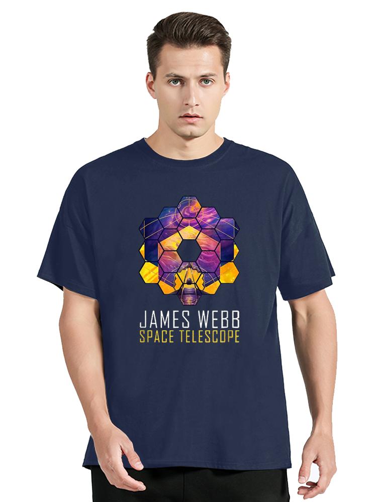 James Webb Space Telescope Jwst Tshirt Funny Telescope Fans Gift Tee Tops Unisex Soft 100 Cotton Sumemr T Shirt Eu Size