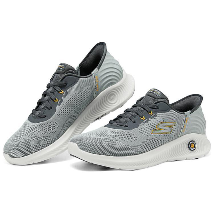 Skechers Go Walk Comfortable Durable Low Top Casual Shoes Men sneaker Gray 216314-CHAR