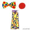 Roleplay Joker Outfit With Clown Nose And Wig Set For Cosplay Costume Events