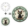 30x30cm Round Wall Clock Approved for Both Household and Business Applications