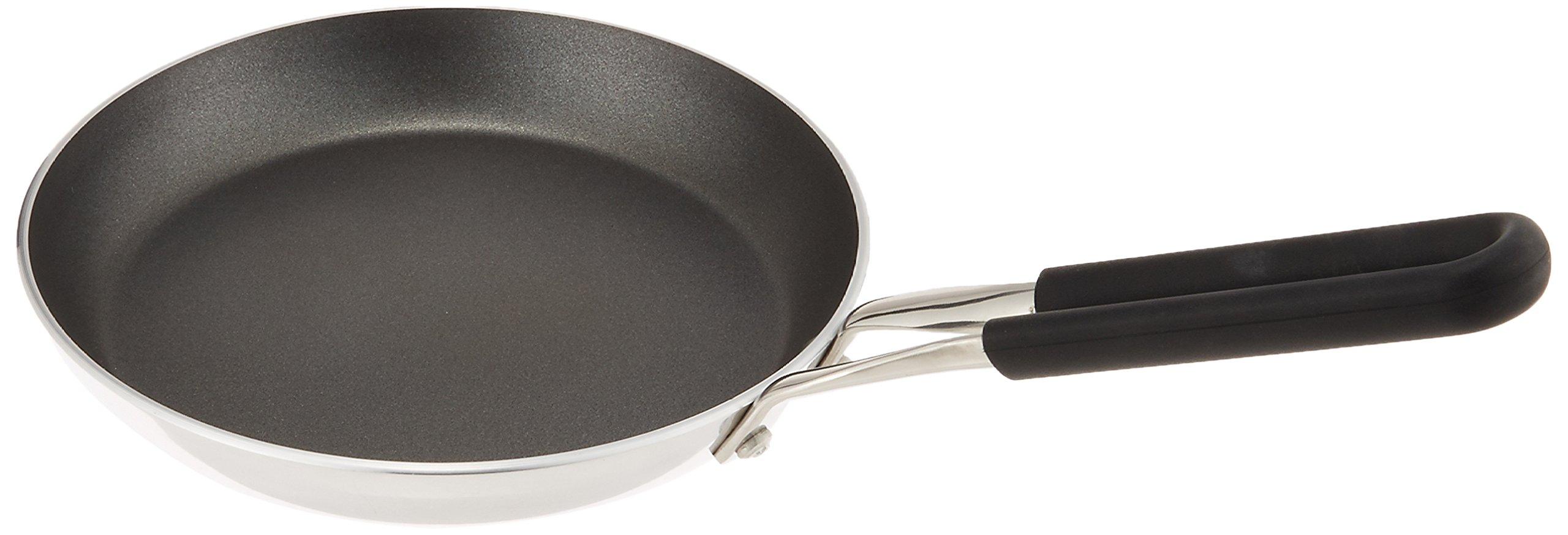 Endo Shoji TKG Oyako Nabe (Parent-Child Pot), Aluminum, Non-stick Teflon Coated, 16.5cm, IH Compatible, Side Handle with Cool-touch Silicone Coating,