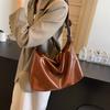 Daily bag soft collapse simple shoulder bag large bag new bag women's large capacity messenger bag tide