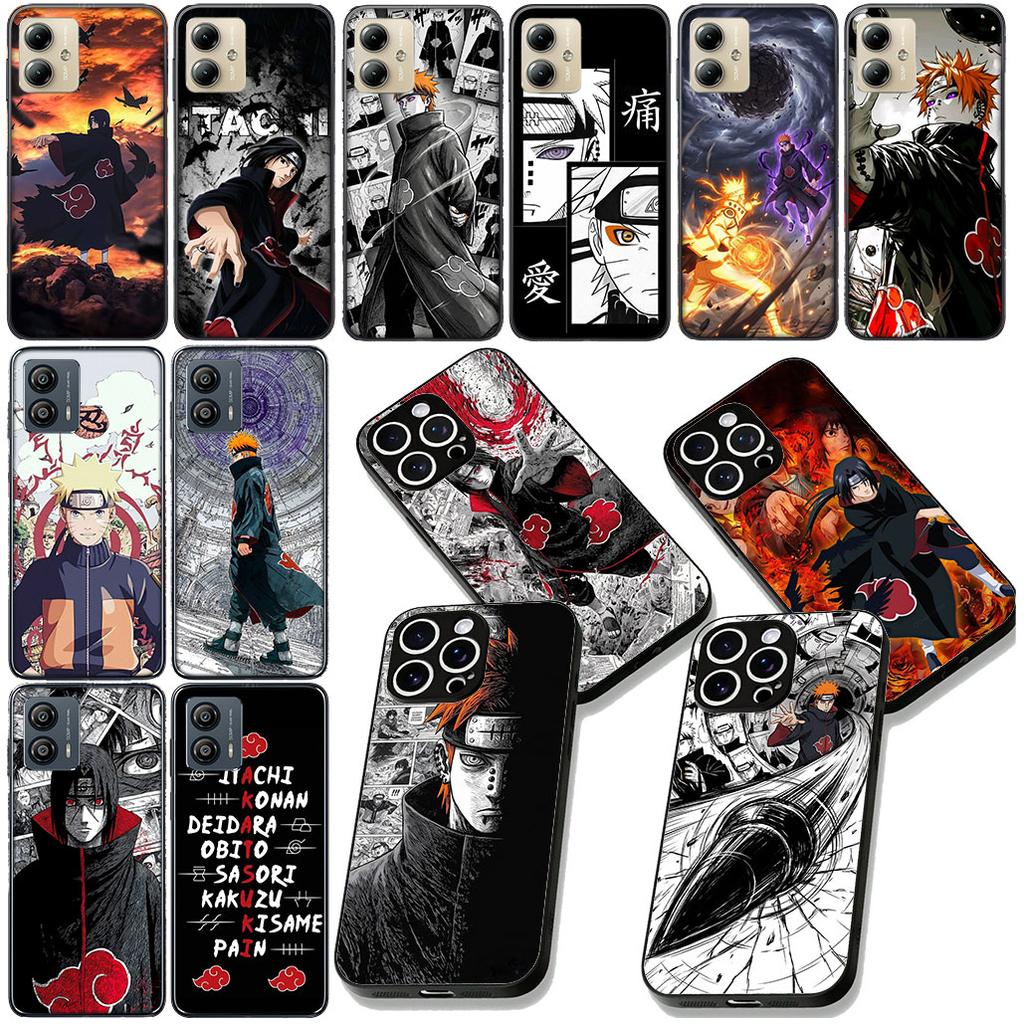 Pain Uchiha Itachi Narutos Akatsuki Cover for Motorola Moto G86 G14 G35 G34 G45 G55 G67 G75 G85 G24 G15 G54 G57 Power Phone Case