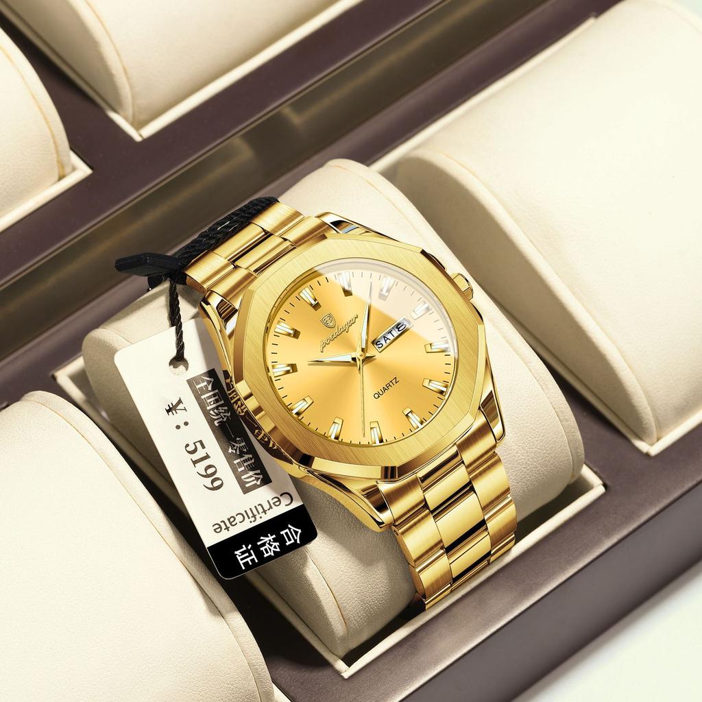 Fashion Men'S Watch Waterproof Business Quartz Watch