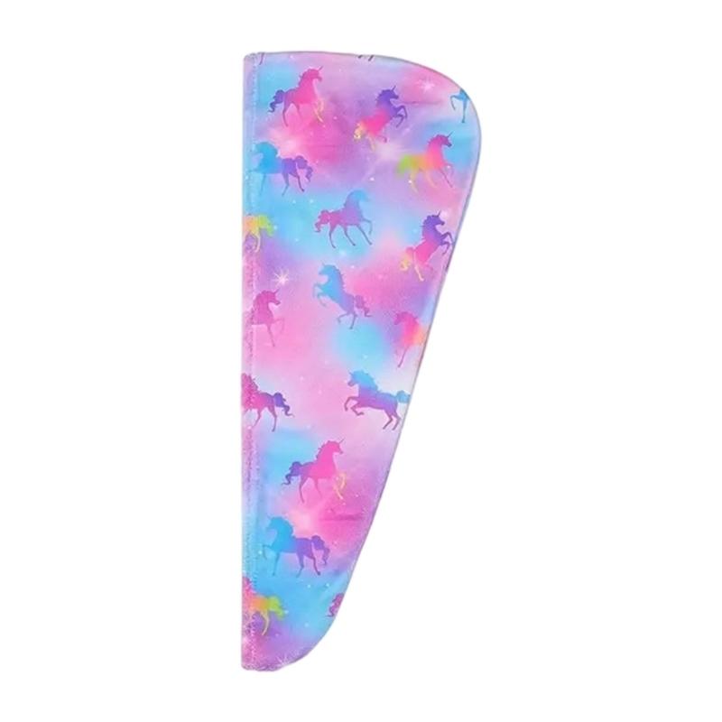 

Childrens Rapiddry Microfibre Hair Towel With Tight Plan And Colorful Spectrum Pattern