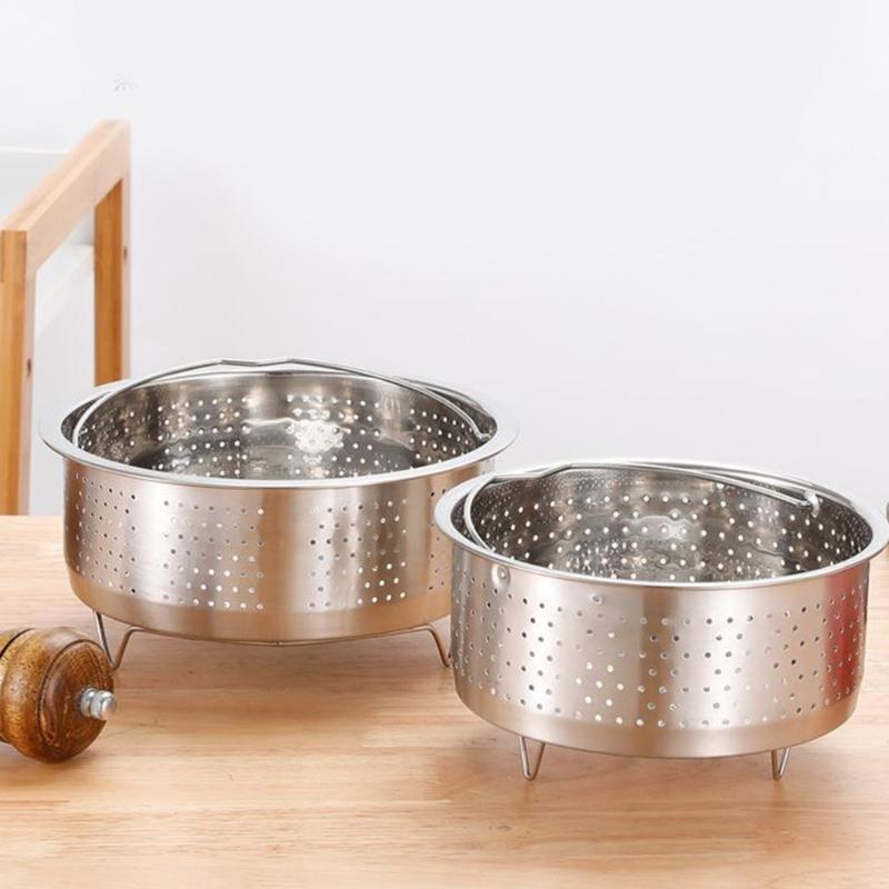 G8DA Steamers Basket with Handle Strainer Steaming Vegetable Steamers Rack