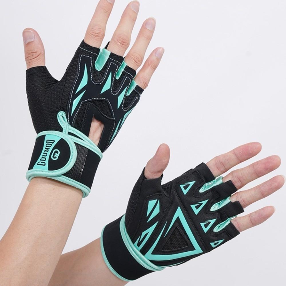 Wrist Guard Weightlifting Gloves Anti-Slip Half Finger Cycling Gloves Accessories