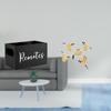 Retro Wooden Remote Organizer And Bird Wall Art Decorative Holder for Table Nightstand Couch Office