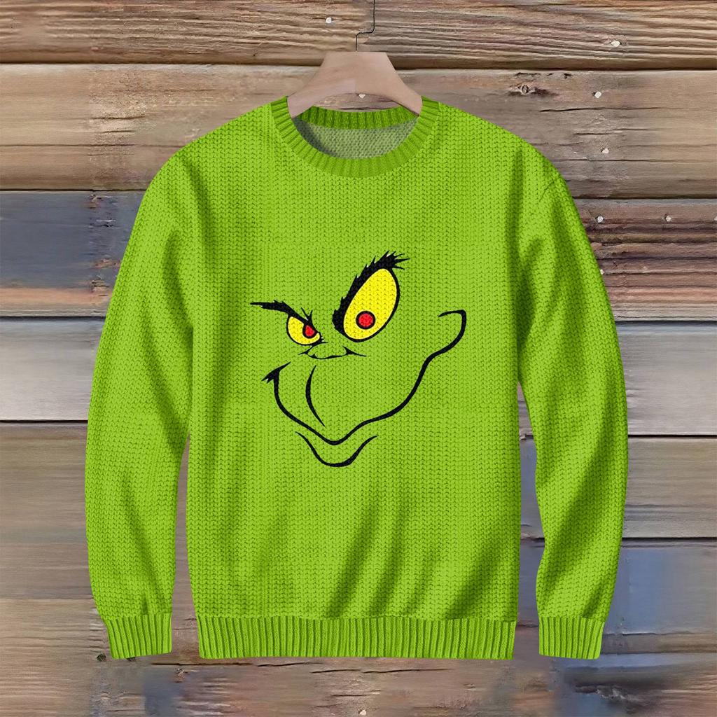 Christmas Men's Casual Print Sweater
