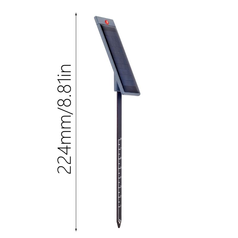 Soil Moisture Detector Solar Power Moisture Meter Tester for Patio Indoor Outdoor Plant Long Probe Testing Tool