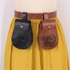 Medieval Belt Bag With Adjustable Strap For Coins Keys Essential PU Leather Waist Bag Unisex Cosplay Costume Accessory
