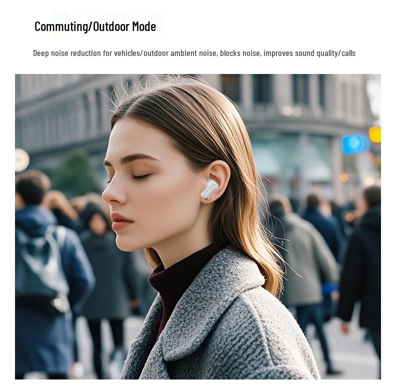2025 Smart Wireless Noise-Cancelling Bluetooth Earphones - High-Quality, Comfortable In-Ear Design with Long Battery Life