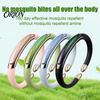 Refillable Essential Oil Bracelet Mosquito Repellent with Plants Oil, DEET-Free Silicone Wristband Wearable for Kids Adults, Bangle Outdoor