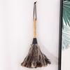 Feather Duster Soft Anti-static Eco-Friendly Washable Recyclable Cleaning Ostrich Hair Wooden Handle Fluffy Duster for Home