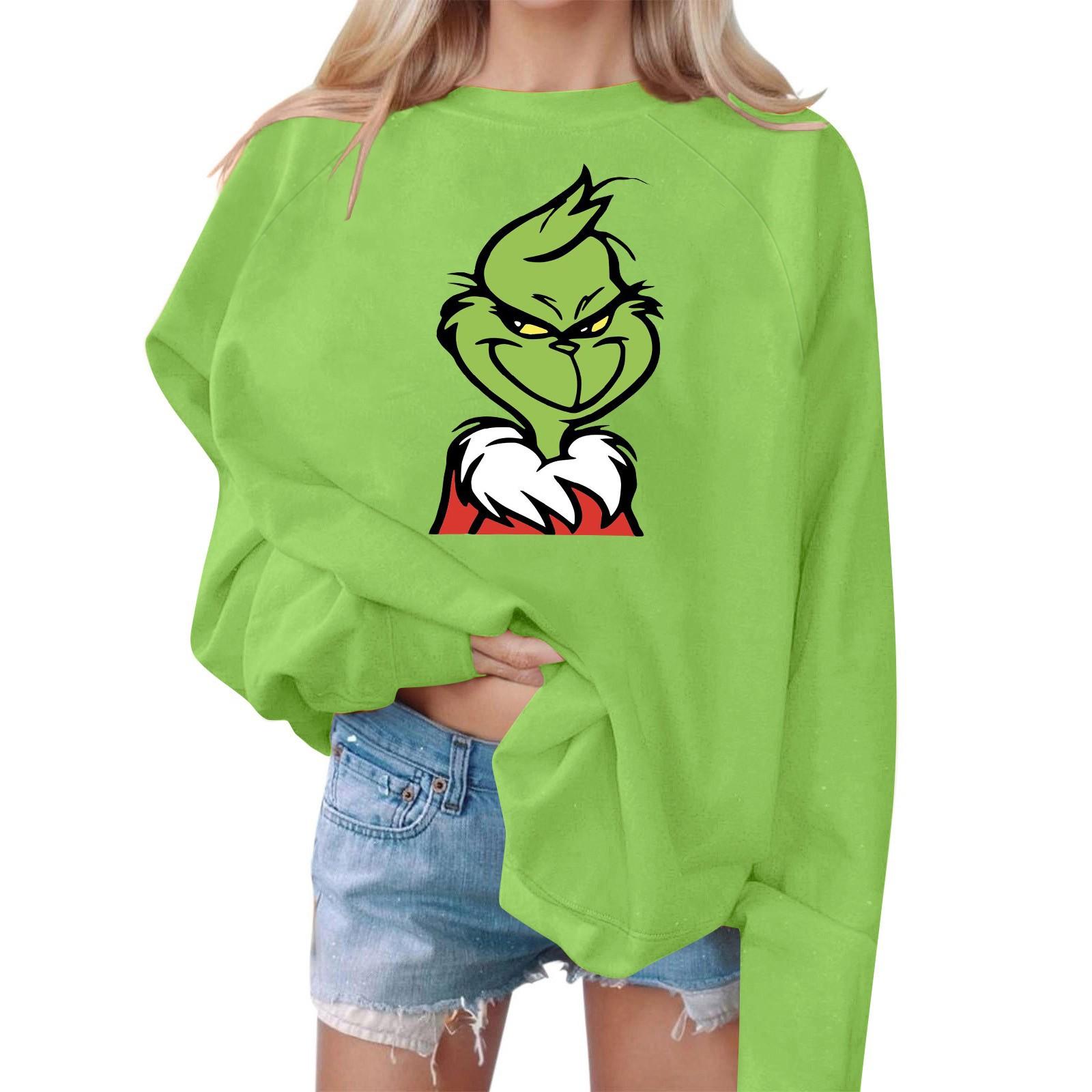 Женский повседневный и модный свитер с круглым вырезом — фото 8