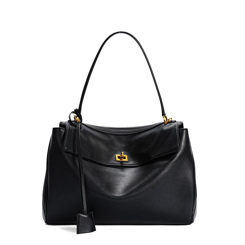 Hot-selling Leather Women's Bags, Crossbody Shoulder Bags, Underarm Portable High-end Large-capacity Women's Tote Bags