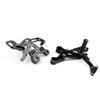 Bruce Shark Motorcycle Rearset Kit for Yamaha Black & 2014-2016 MT-09 (FZ-09) -
