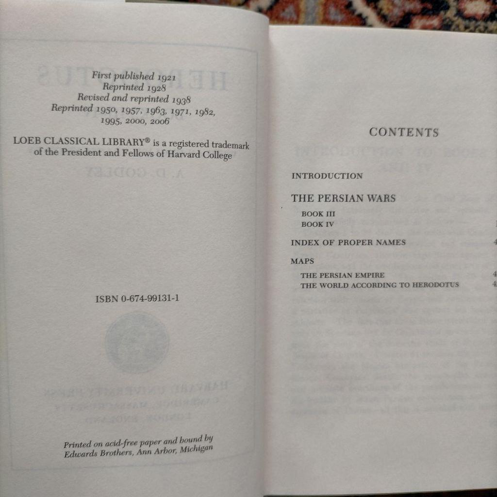 [USED] HERODOTUS II The Persian Wars Book 3-4