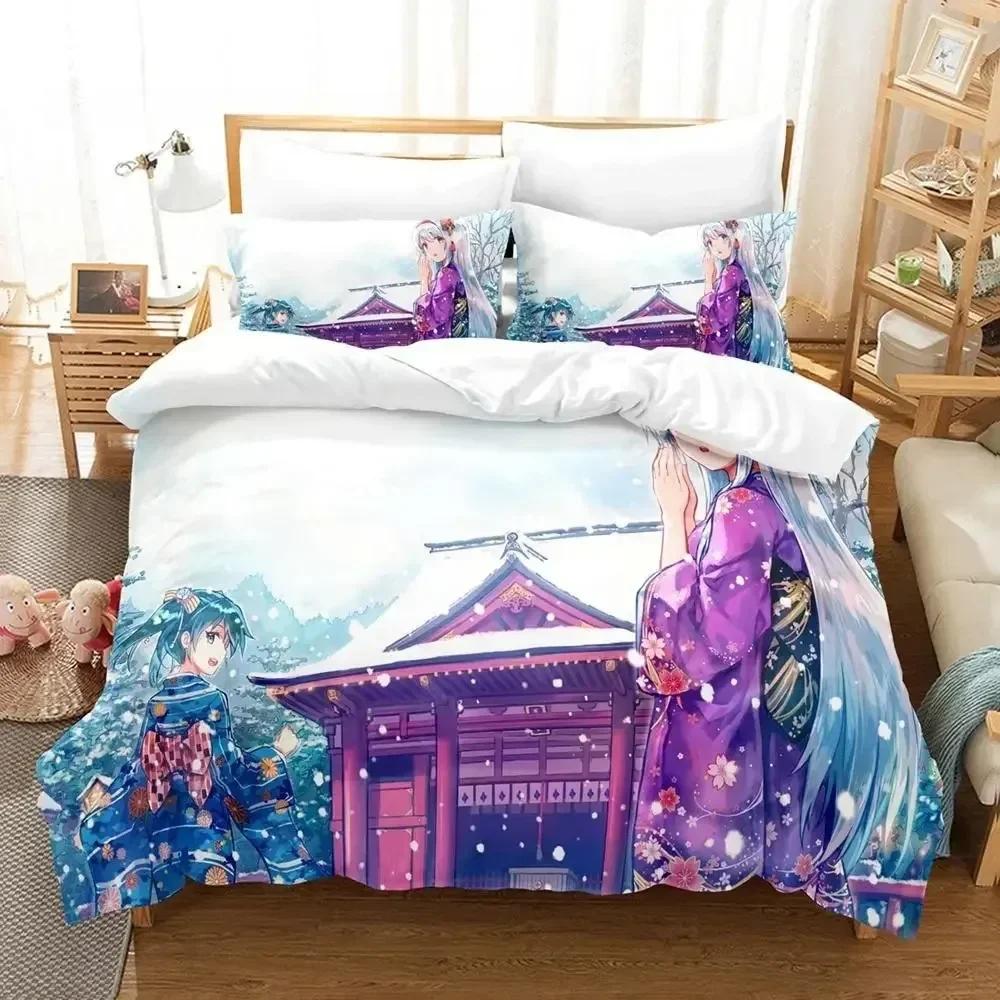 3D Kawaii Anime Zuikaku (Kancolle) Printed Bed Set Duvet Cover Pillowcase Bedding Set Bed Linen Sheet Quilt Full Queen King Size